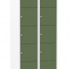 Multicolor locker deuren 40cm. 2 kolommen 10 deuren