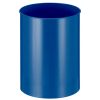 Metalen afvalbak 30 liter blauw