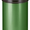 Vlamdovende afvalbak 30 liter groen/zwart