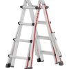 Hymer telescopische ladder 4142 met 4x4 treden