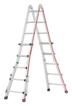 Hymer telescopische ladder 4142 met 4x5 treden
