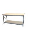 Werktafel 1950x750x930mm. met 2 niveaus